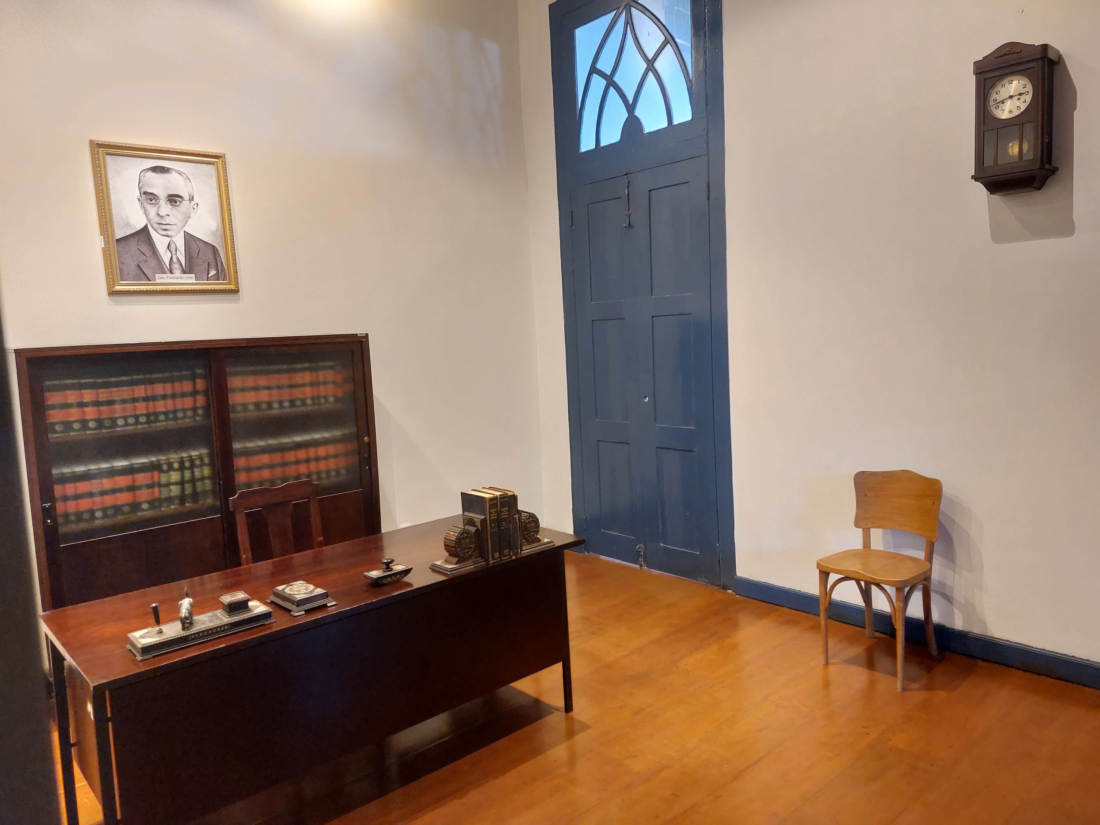Representação da antiga sala da Presidência